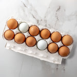All natural pastured eggs sold by the dozen from SnowDance farm in Livingston Manor, New York. From a Mom and Mom butcher shop, Butcher Girls, hand delivered to your door.  