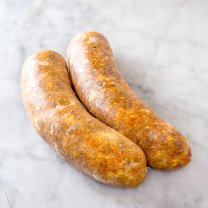 Local sustainably and ethically raised meat, handmade to be smoked and uncured kielbasa.  No preservatives added.  No hormones or antibiotics.  Always fresh never frozen.  Delivered straight to your door from a family run small business, Butcher Girls.