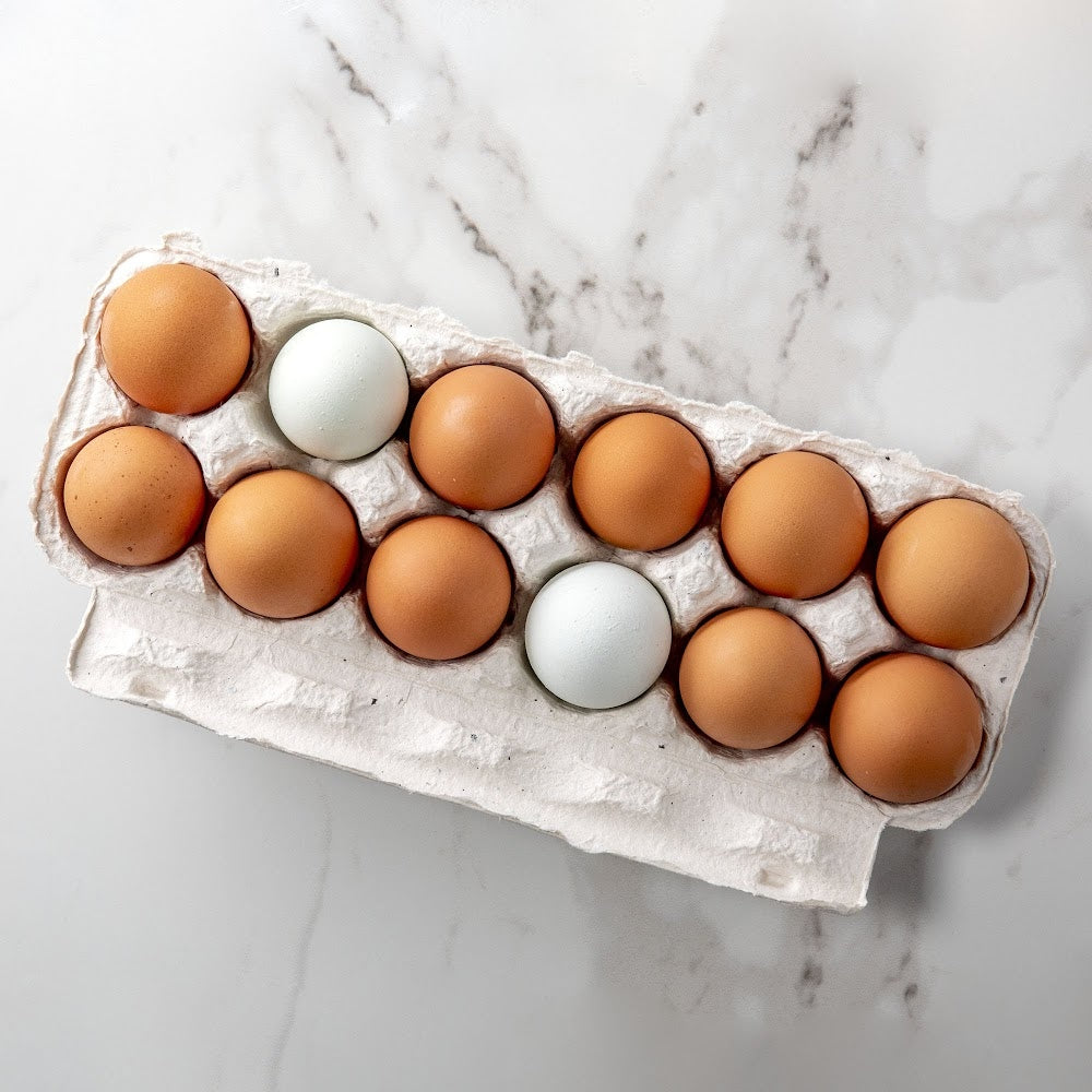 All natural pastured eggs sold by the dozen from SnowDance farm in Livingston Manor, New York. From a Mom and Mom butcher shop, Butcher Girls, hand delivered to your door.  