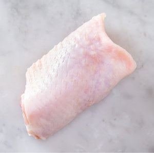 All natural heritage pasture raised chicken thigh from SnowDance Farm in Livingston Manor, New York. From a Mom and Mom butcher shop, Butcher Girls, hand delivered to your door.  