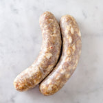 Pastured heritage pork from Sir William Angus farm in Craryville, New York. Made into an all natural hot Italian sausage, with fennel and garlic. Hand delivered to your door from a Mom and Mom butcher shop, Butcher Girls.
