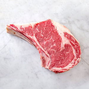 All natural grass-fed dry aged bone-in Ribeye from Autumn’s Harvest in Romulus, New York. Hand delivered to your door from a Mom and Mom butcher shop, Butcher Girls.